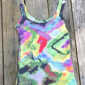 Multi colored tank